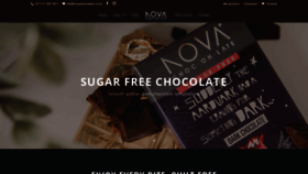 What Novachocolate.co.za website looked like in 2020 (4 years ago)