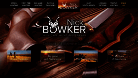 What Nickbowkerhunting.com website looked like in 2020 (4 years ago)