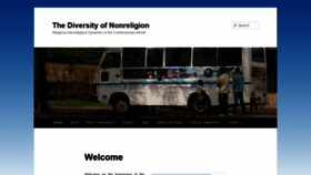 What Nonreligion.net website looked like in 2020 (4 years ago)
