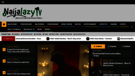 What Naijalazy.com website looked like in 2020 (4 years ago)
