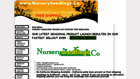 What Nurseryseedlings.co website looked like in 2020 (4 years ago)