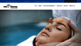 What Neodermaskinclinic.com website looked like in 2020 (6 years ago)
