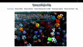 What Numerologia.top website looked like in 2020 (4 years ago)