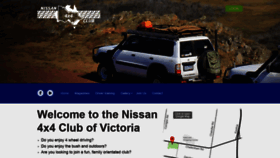 What Nissan4x4vic.com.au website looked like in 2020 (4 years ago)