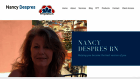 What Nancydespres.com website looked like in 2020 (4 years ago)