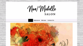 What Ninamichellesalon.com website looked like in 2020 (4 years ago)