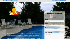 What Norcopoolsandspas.com website looked like in 2020 (4 years ago)
