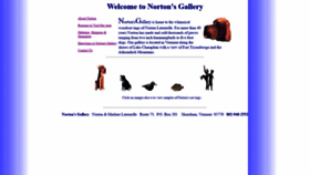 What Nortonsgallery.com website looked like in 2020 (4 years ago)
