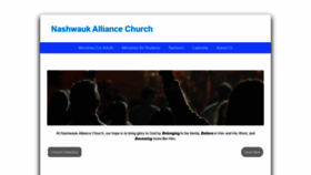 What Nashwaukalliance.org website looked like in 2020 (6 years ago)