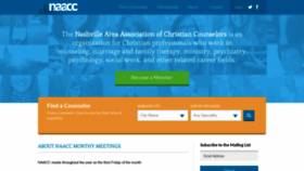 What Nashvilleaacc.org website looked like in 2020 (4 years ago)