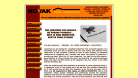 What Novakhomeinspections.com website looked like in 2020 (4 years ago)