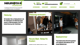 What Neuroth-haustechnik.de website looked like in 2020 (4 years ago)