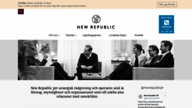 What Newrepublic.se website looked like in 2020 (4 years ago)