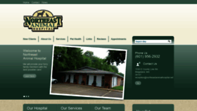 What Northeastanimalhospital.net website looked like in 2020 (4 years ago)