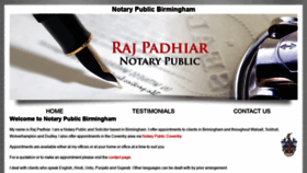 What Notarypublicbirmingham.com website looked like in 2020 (4 years ago)