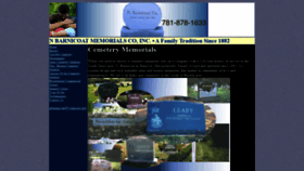 What Nbarnicoatmemorials.com website looked like in 2020 (4 years ago)