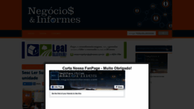 What Negocioseinformes.com website looked like in 2020 (4 years ago)