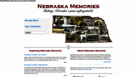 What Nebraskamemories.org website looked like in 2020 (5 years ago)