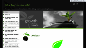 What Newleafservicesllc.com website looked like in 2020 (6 years ago)