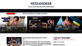 What Nexiasjoker.net website looked like in 2020 (4 years ago)