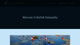 What Norfolkosteopathy.ca website looked like in 2020 (4 years ago)