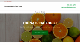 What Naturals-health.com website looked like in 2020 (4 years ago)