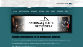 What Nationalfluteorchestra.com website looked like in 2020 (4 years ago)