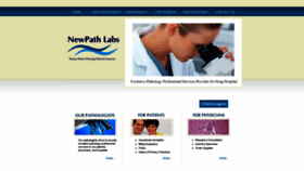 What Newpathlabs.com website looked like in 2020 (4 years ago)