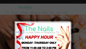 What Nailsloungemagnolia.com website looked like in 2020 (4 years ago)