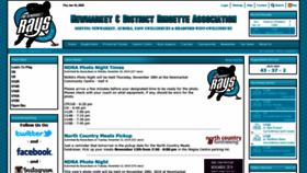 What Newmarketringette.ca website looked like in 2020 (4 years ago)