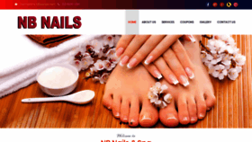 What Nbnailspa.com website looked like in 2020 (4 years ago)