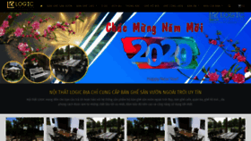 What Noithatlogic.vn website looked like in 2020 (4 years ago)