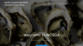 What Ncshellfish.org website looked like in 2020 (4 years ago)