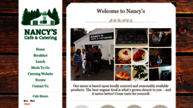 What Nancyscafeandcatering.com website looked like in 2020 (4 years ago)