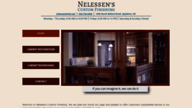 What Nelessenscustomfinishing.com website looked like in 2020 (4 years ago)