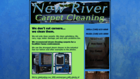 What Newrivercarpetcleaning.com website looked like in 2020 (4 years ago)