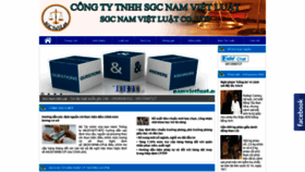 What Namvietluat.com website looked like in 2020 (4 years ago)