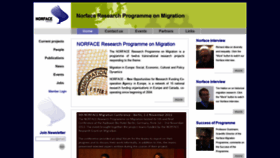 What Norface-migration.org website looked like in 2020 (4 years ago)