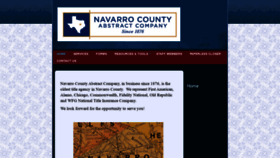 What Navarrocountyabstract.com website looked like in 2020 (4 years ago)