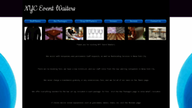What Nycwaiters.com website looked like in 2020 (4 years ago)