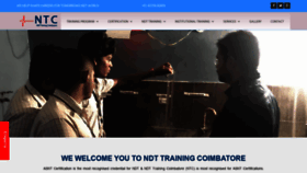What Ndttrainingcoimbatore.in website looked like in 2020 (4 years ago)