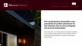 What Novavisionscreens.com website looked like in 2020 (4 years ago)