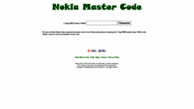 What Nokiamastercode.com website looked like in 2020 (4 years ago)