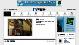 What Niagarafallsreview.ca website looked like in 2020 (6 years ago)