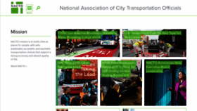 What Nacto.org website looked like in 2020 (4 years ago)