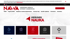 What Nawa.gov.pl website looked like in 2020 (4 years ago)