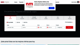 What Nmviajes.com website looked like in 2020 (4 years ago)