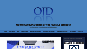 What Ncjuveniledefender.com website looked like in 2020 (4 years ago)