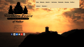What Northernpeace.com website looked like in 2020 (4 years ago)
