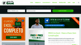 What Ninjadoexcel.com.br website looked like in 2020 (5 years ago)